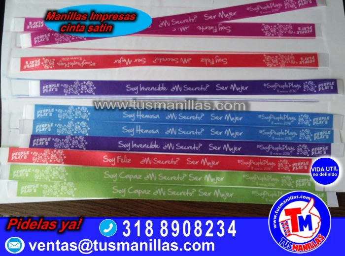 Manillas de Tela personalizadas Bogota