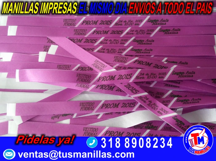 Manillas Evento Prom