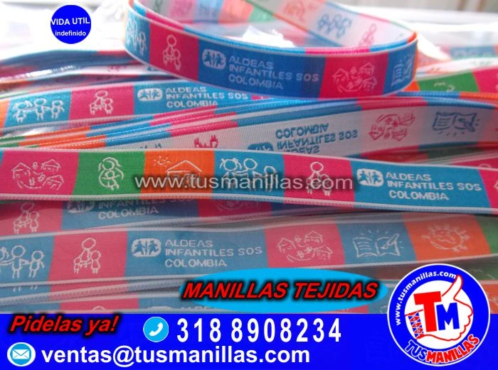 Manillas Tejidas personalizadas Bogota