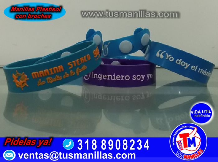 pulsera plastisol