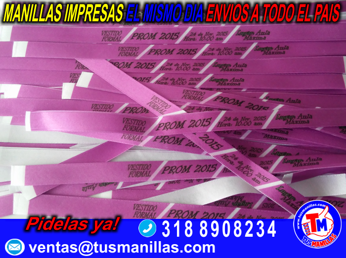 manillas para colegio