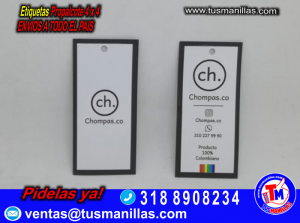 etiquetas en propalcote
